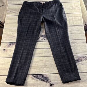 Lila Rose Women’s Dark Gray Plaid Dress Pants